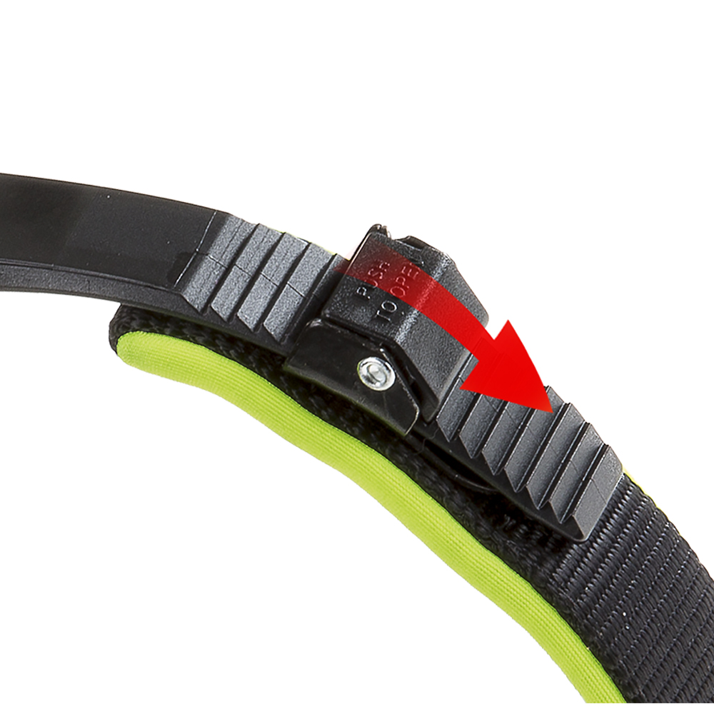 Collier ergonomique pour chiens ergofluo c25/60 avec rembourrage et fermeture à micro-régulation
