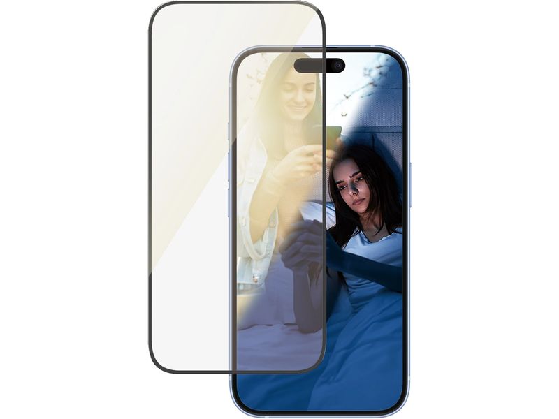 Panzerglass Displayschutz Ultra Wide Fit EyeCare iPhone 15/ EyeCare-Display-Schutzfolie für das Apple iPhone 15/iPhone 16