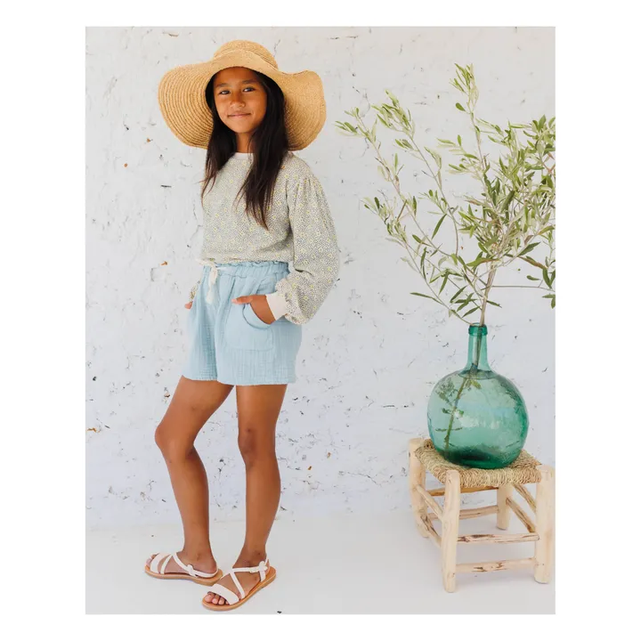 Búho Sweat Fleuri Eponge | Ecru