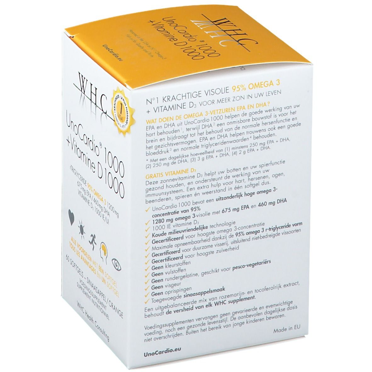 WHC UnoCardio® 1000 + Vitamin D 1000