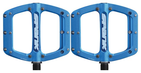 Paire de Pédales Plates Spank Spoon Reboot Bleu