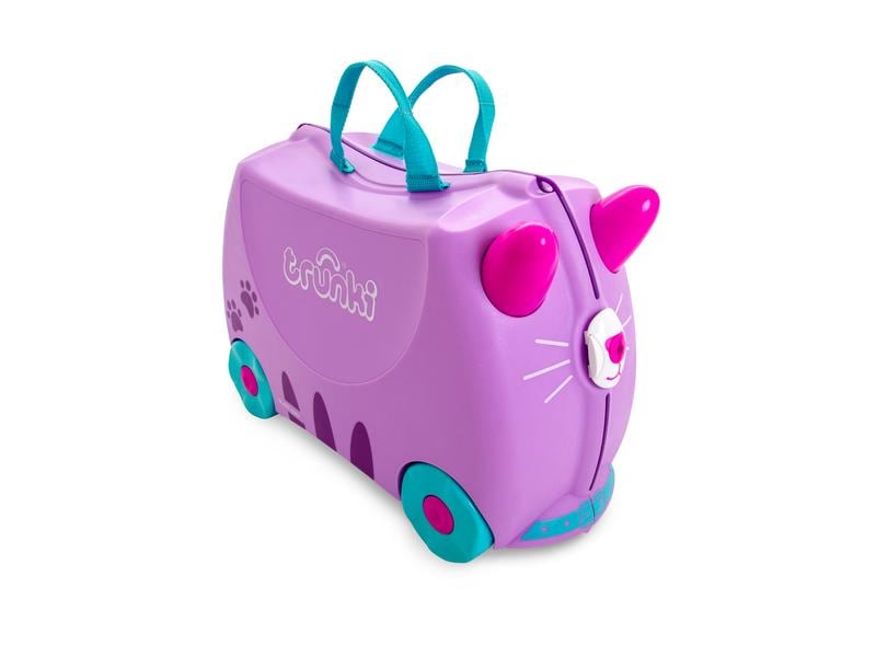 Trunki Reisetrolley Katze Cassie Lila Reisekoffer für Kinder
