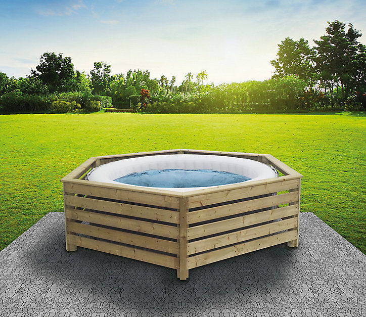 Habillage pour spas gonflables ronds et carrés diam. 181 à 205 cm