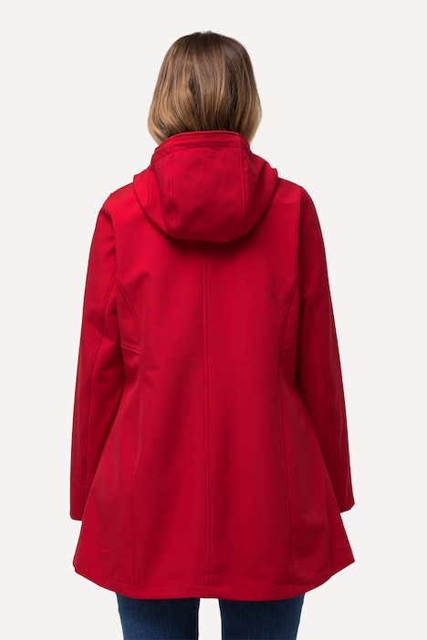 HYPRAR Softshelljacke, wasserabweisend, Fleecefutter, Kapuze
