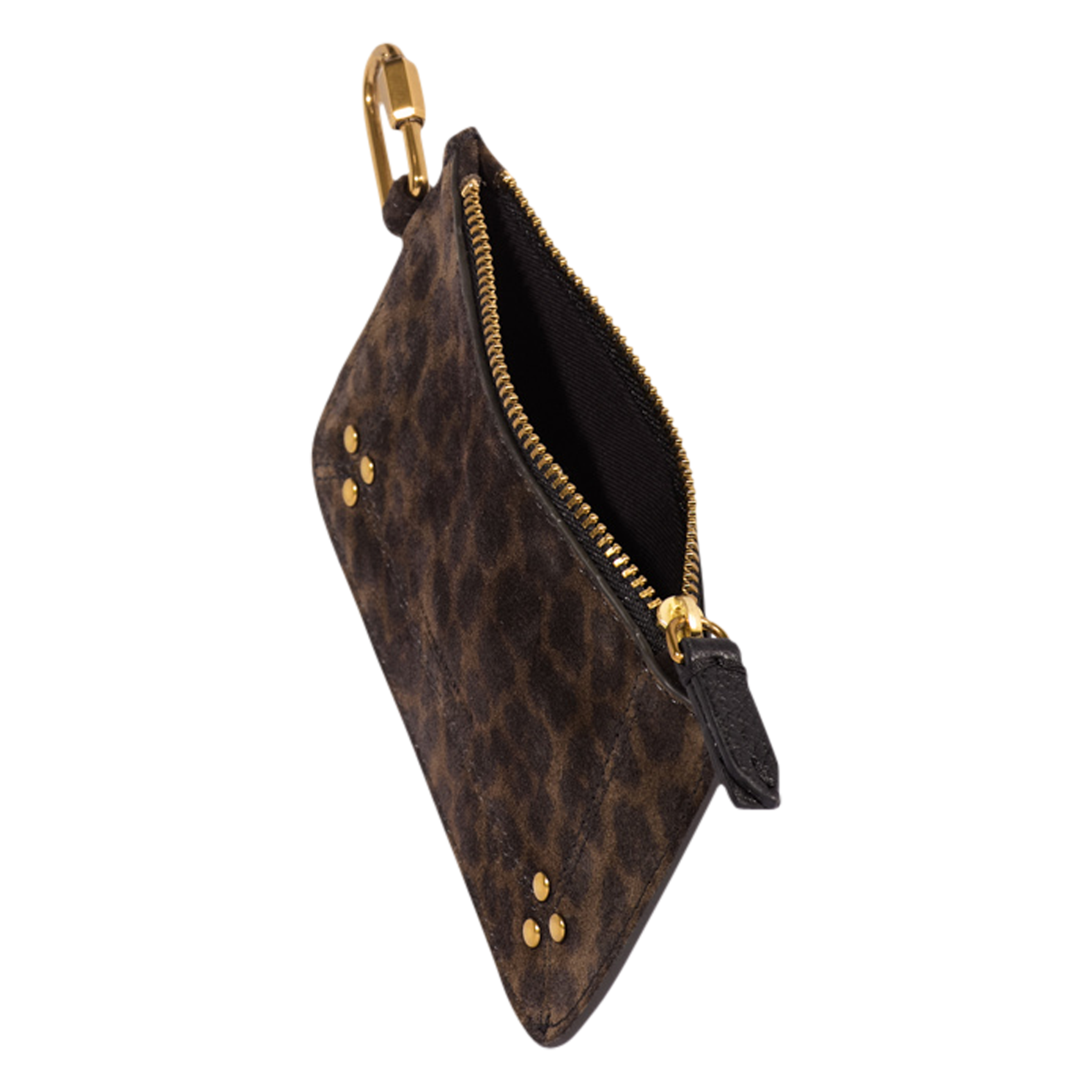 POPOCHE XS - Pochette en cuir velours | Kaki