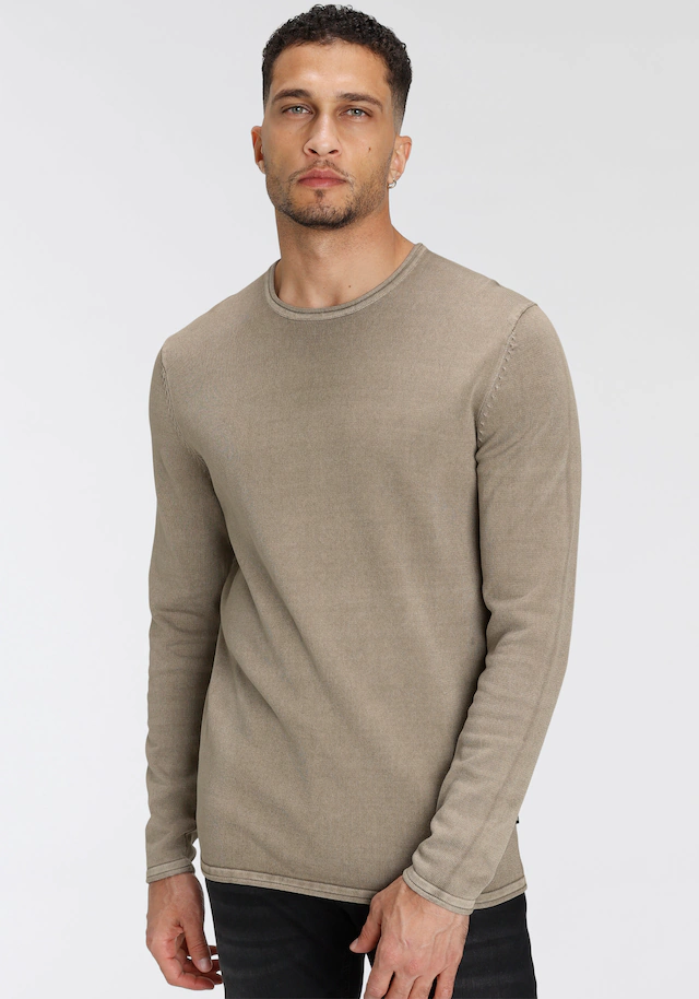 ONLY & SONS Rundhalspullover »OS WASH CREW KNIT CS«