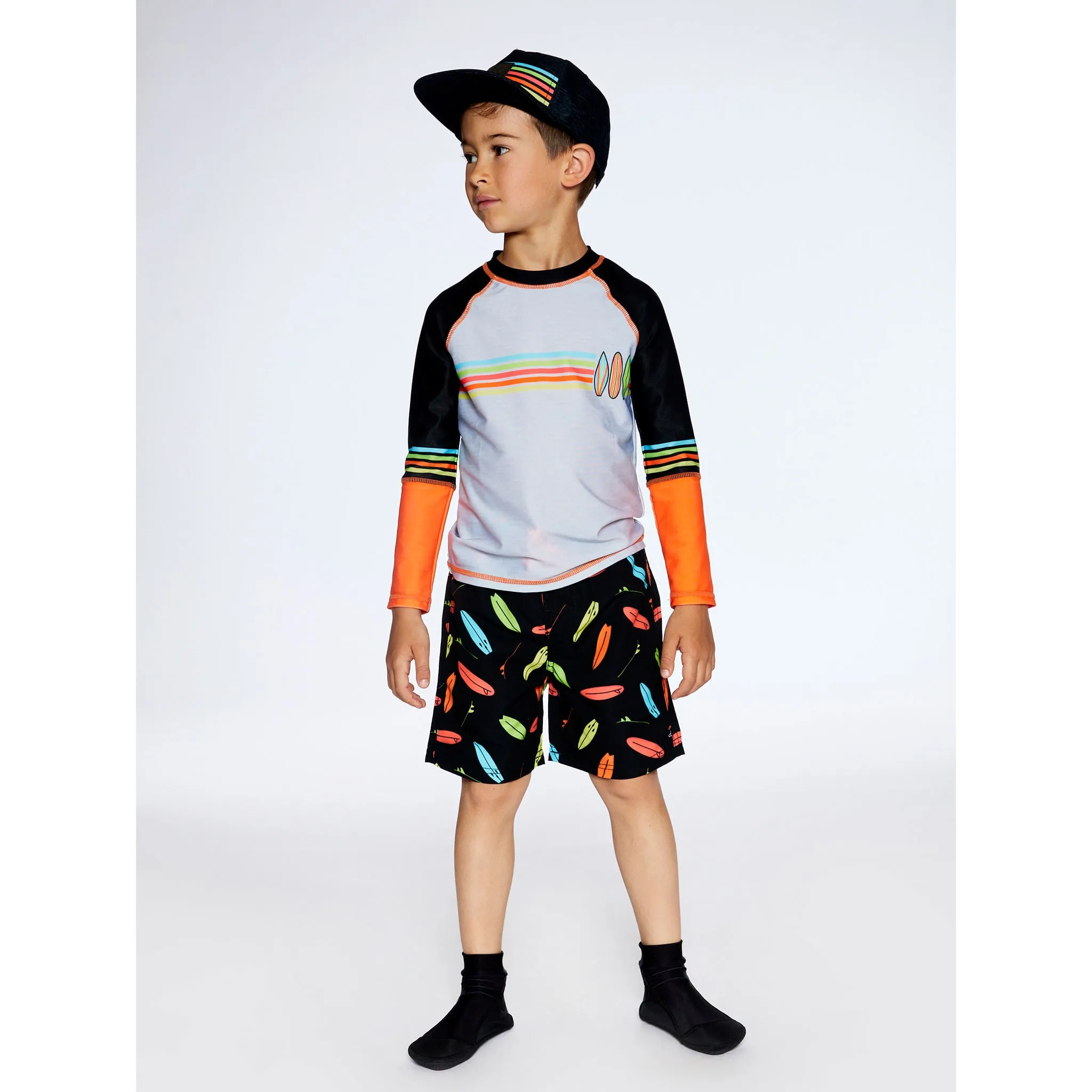 Deux par Deux T-Shirt Maillot Surf 2-6ans