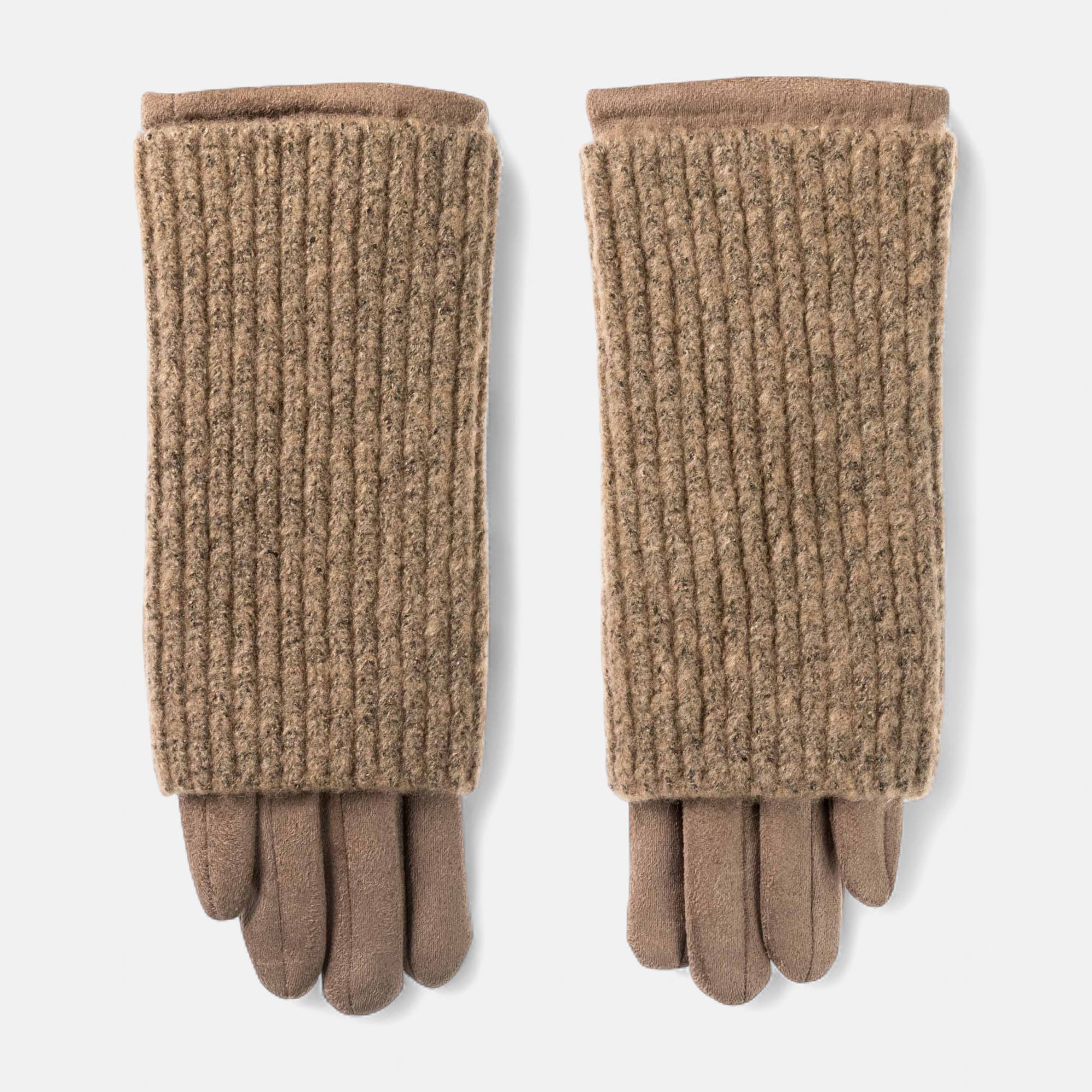 Gants beige