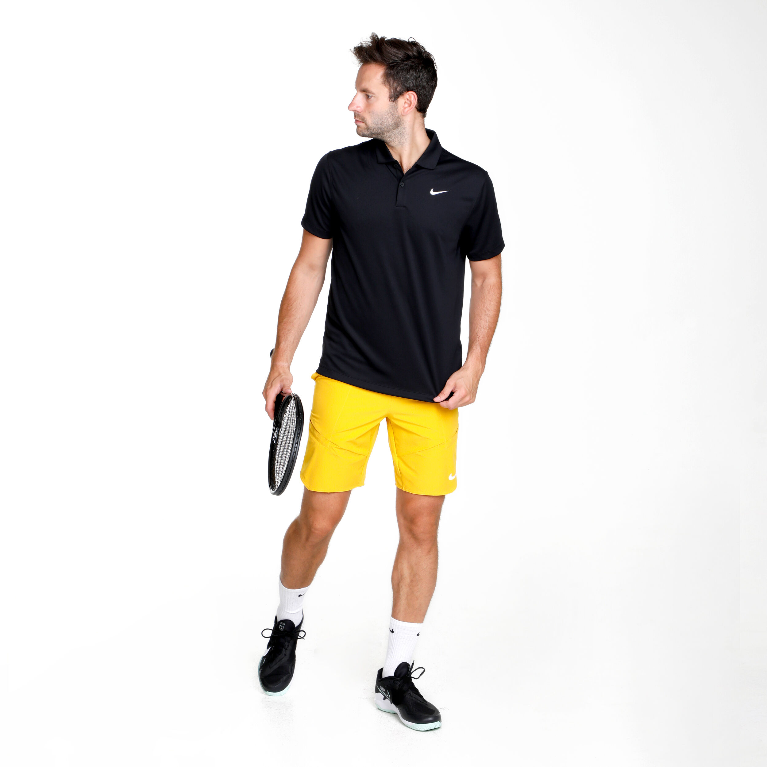 Nike Dri-Fit Solid Polo Hommes - Noir