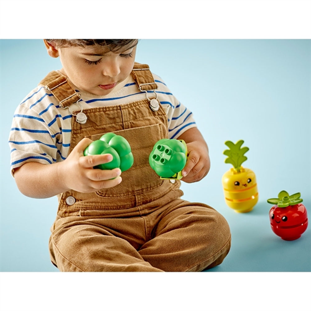 Køb LEGO® DUPLO® Traktor med Frugt og Grøntsager