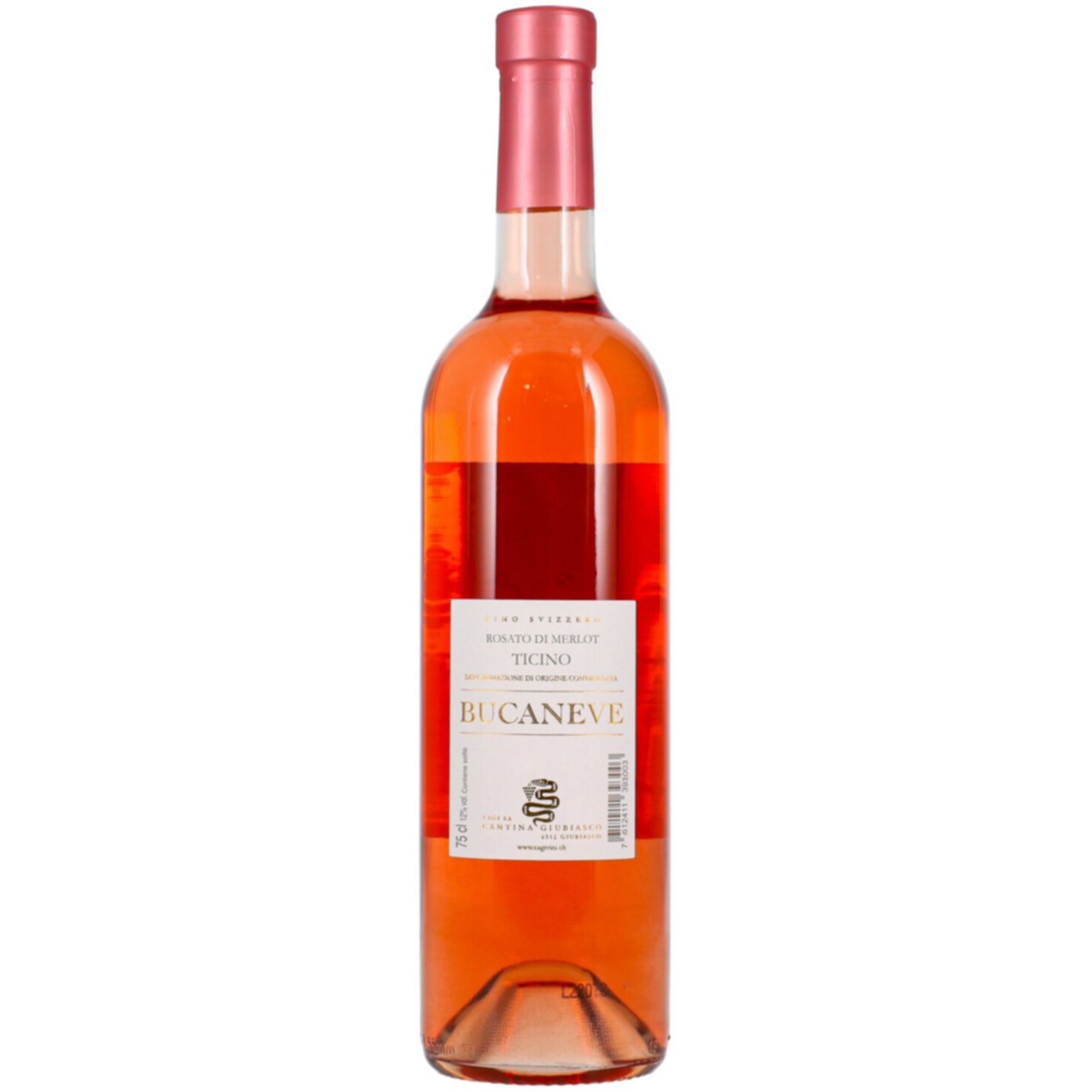 Ticino DOC Merlot Rosato Bucaneve -75cl