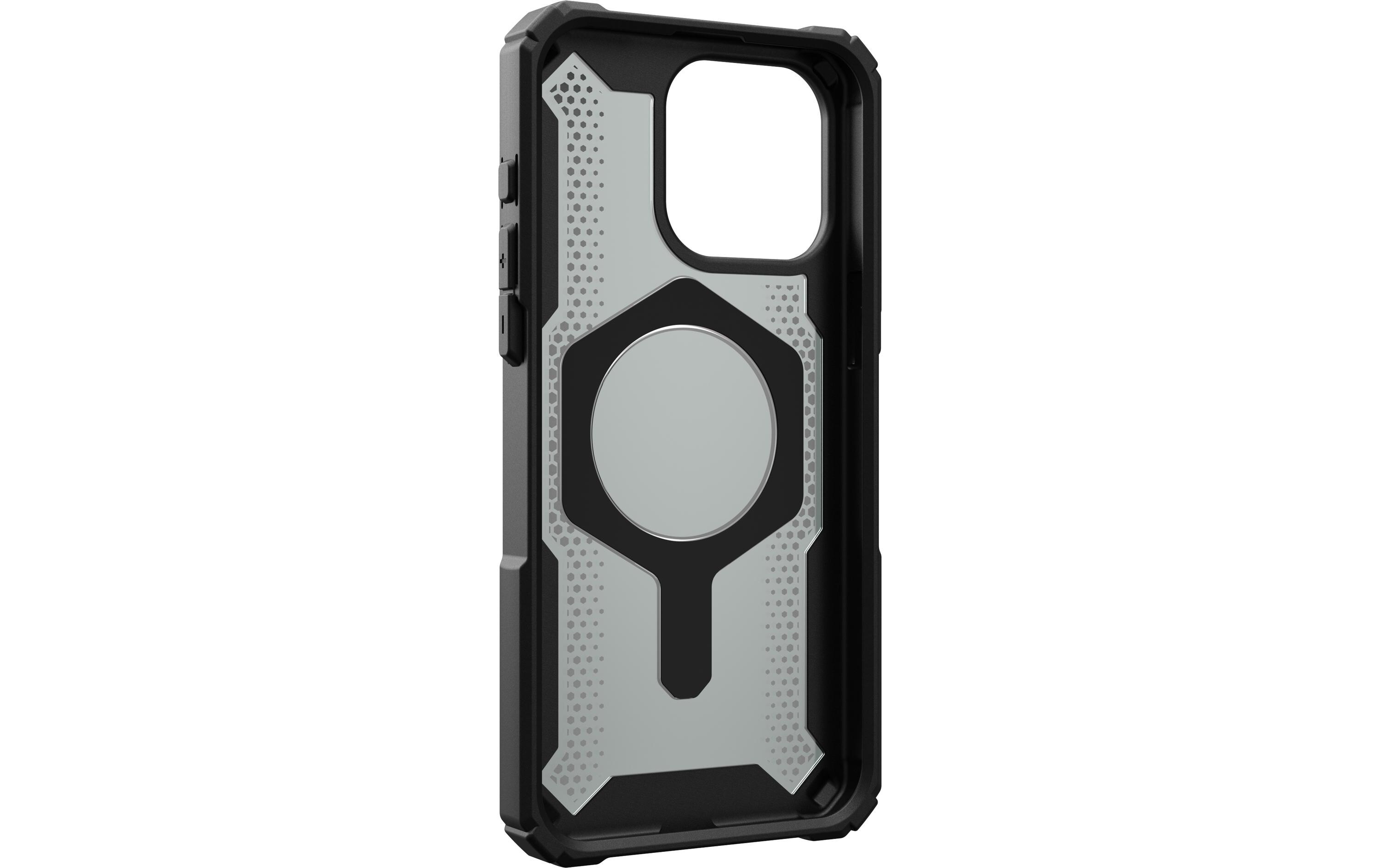 Back Cover Plasma Case iPhone 15 Pro Max Schwarz/OrangeSchutzhülle für das Apple iPhone 15 Pro Max