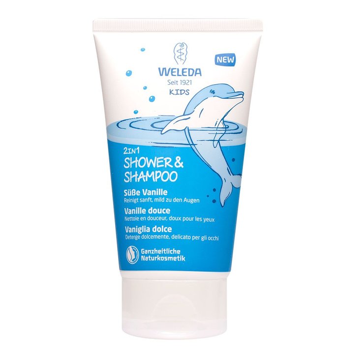 Kids douche & shampooing vanille 150ml