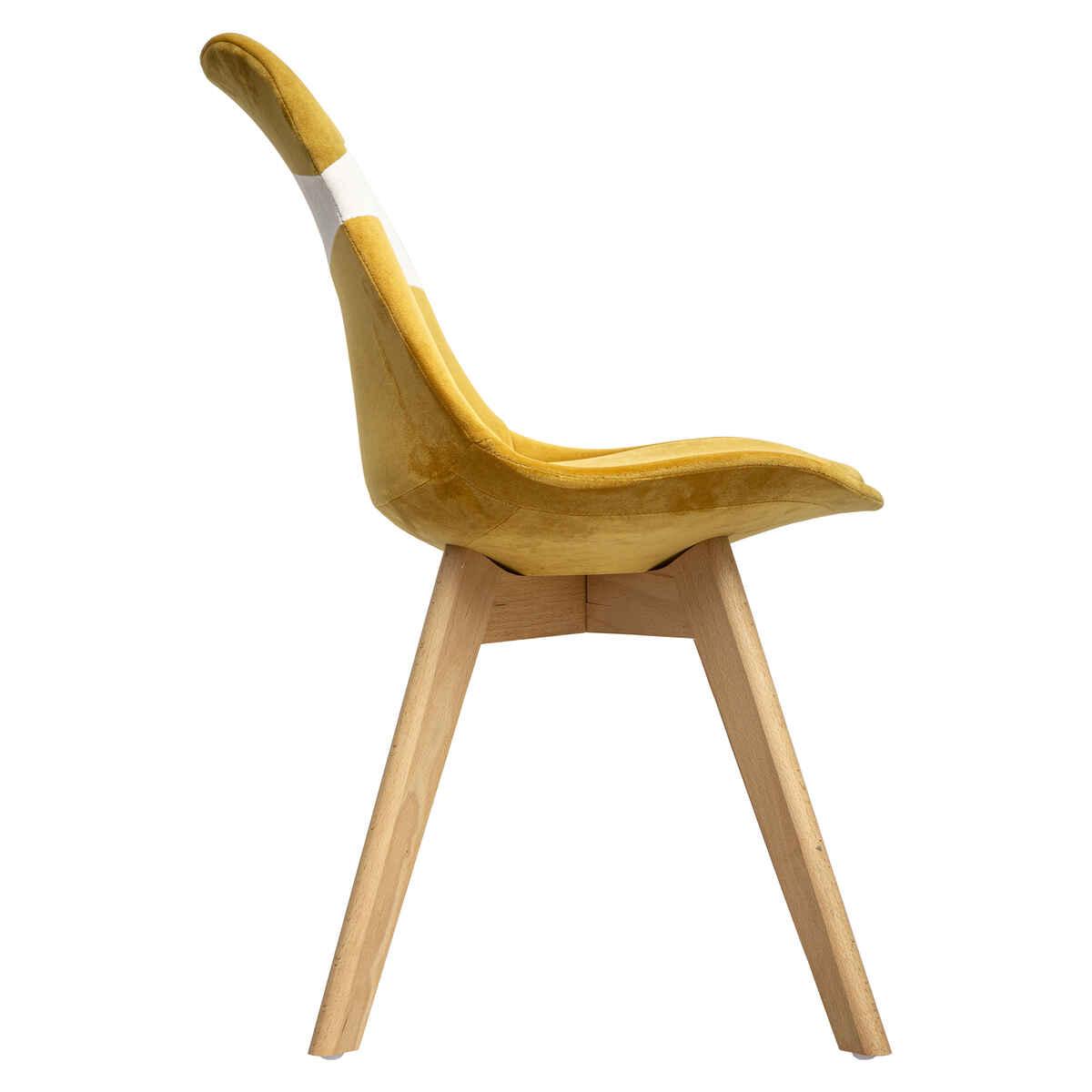 CHAISE DINER PATCHWORK OCRE BAYA