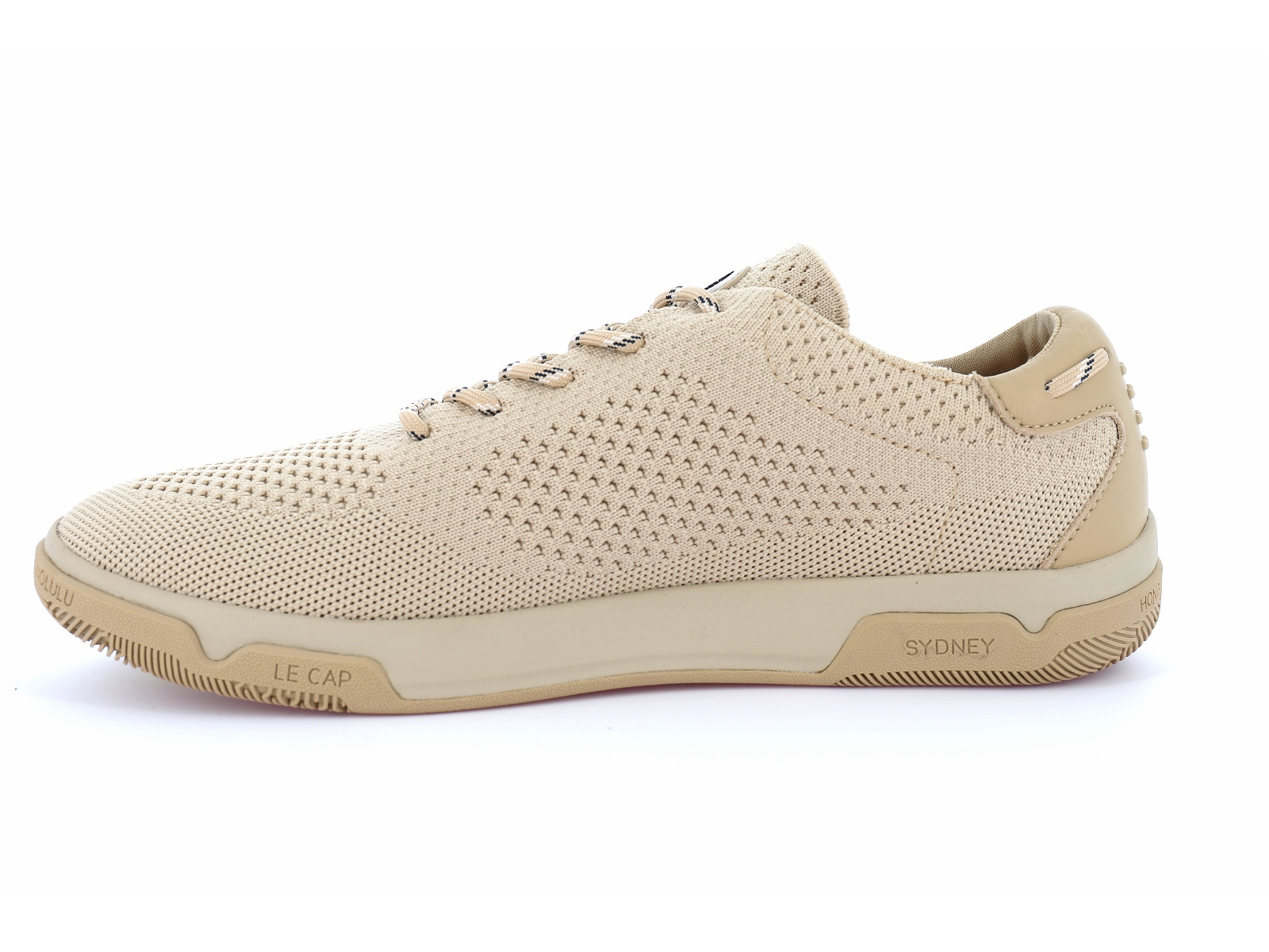 Tbs-GUEKNIT Matières combinées Beige