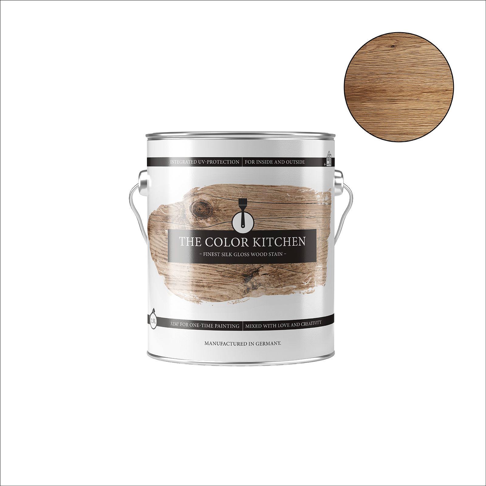 The Color Kitchen Holzlasur WOOD STAIN - Eiche - 2,5 Liter