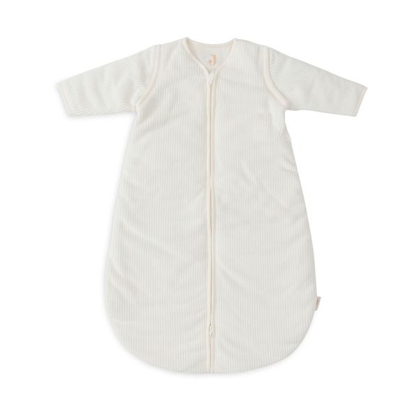 Jollein Winter Slaapzak Met Afritsbare Mouw Rond - 110 cm - Rib - Ivory