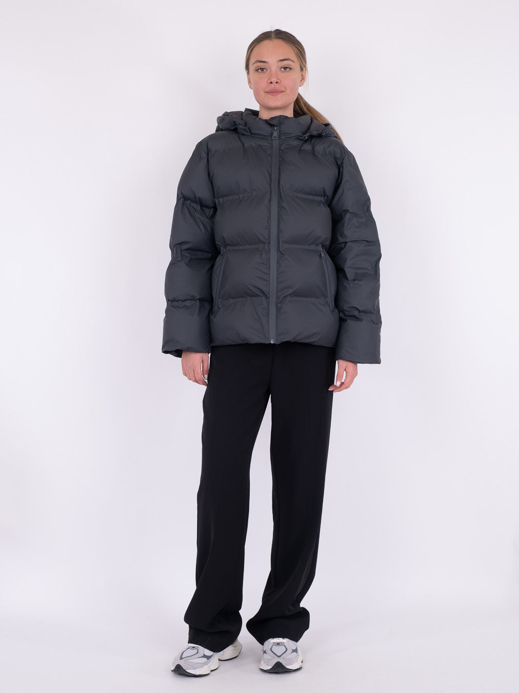 Neo Noir  Fox Puffer dunjakke - Antracit