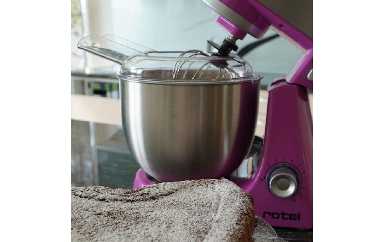 Küchenmaschine U445CH3 Pink<br>Kraftvolle Küchenmaschine mit grosser Chromstahl-Schüssel