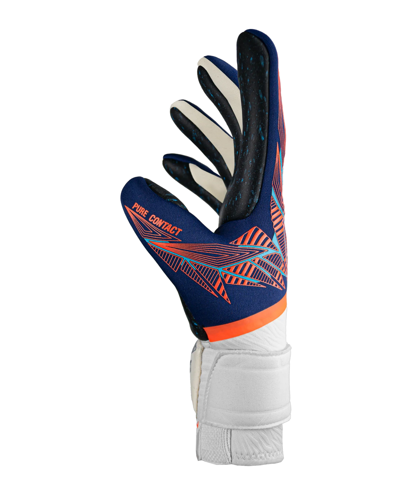 Reusch Pure Contact Fusion TW-Handschuhe Blau Orange Schwarz F4848