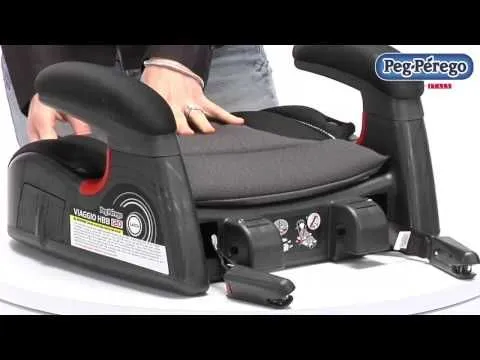 Peg Perego Siège d'Auto Rehausseur Viaggio Hbb 40-120lb - Crystal Noir