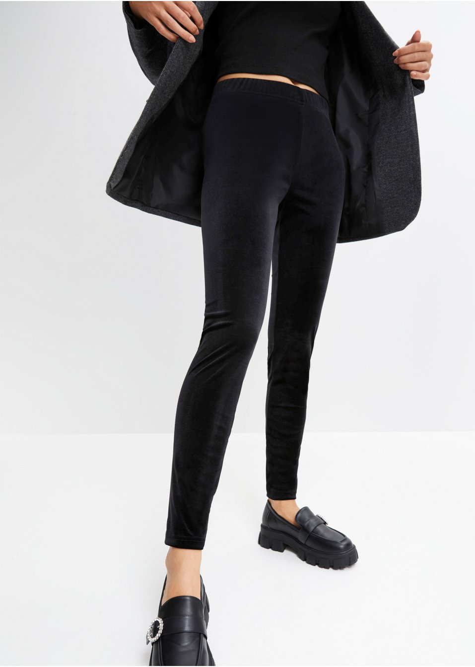 Legging en velours élastique