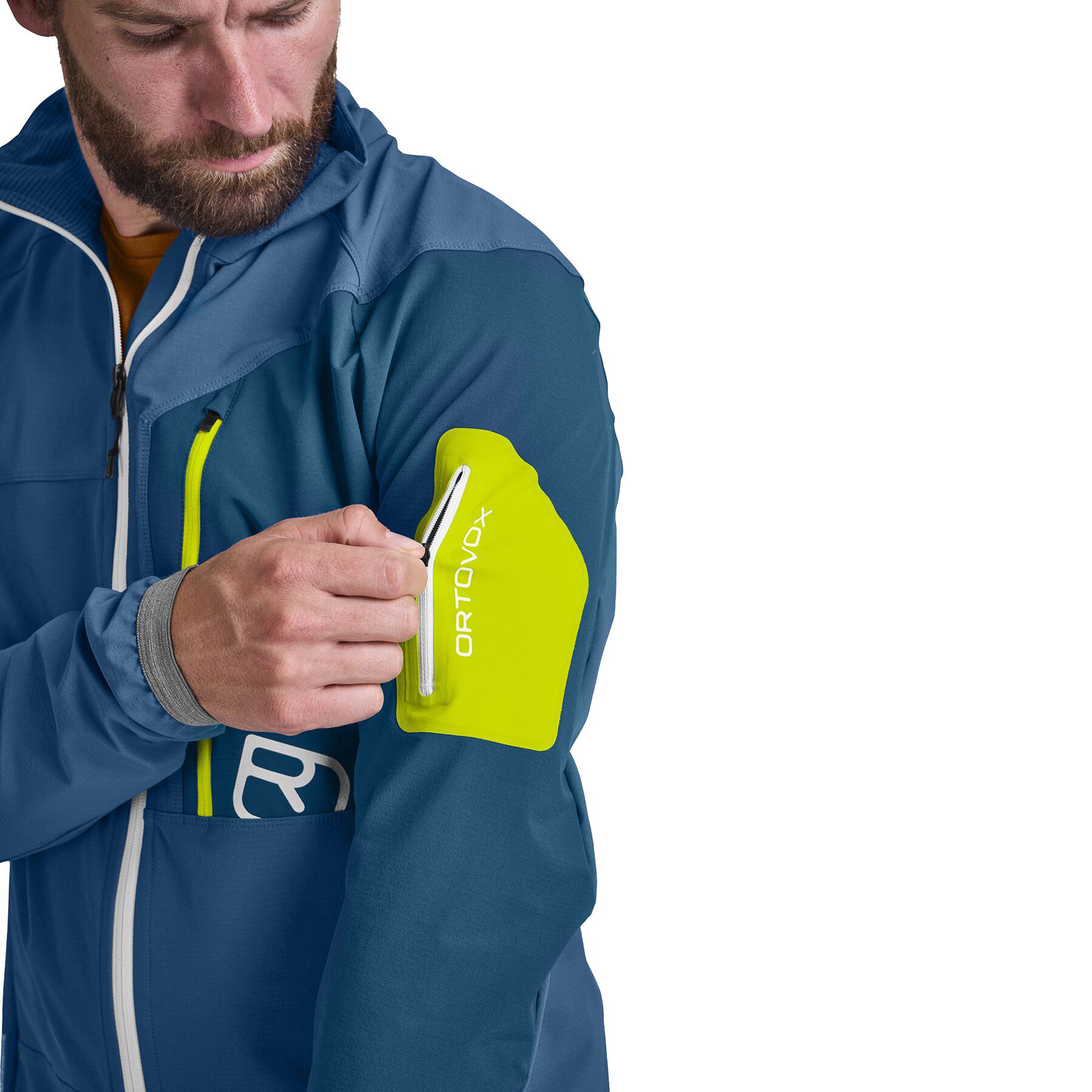 ORTOVOX Berrino Softshelljacke Herren mountain blue
