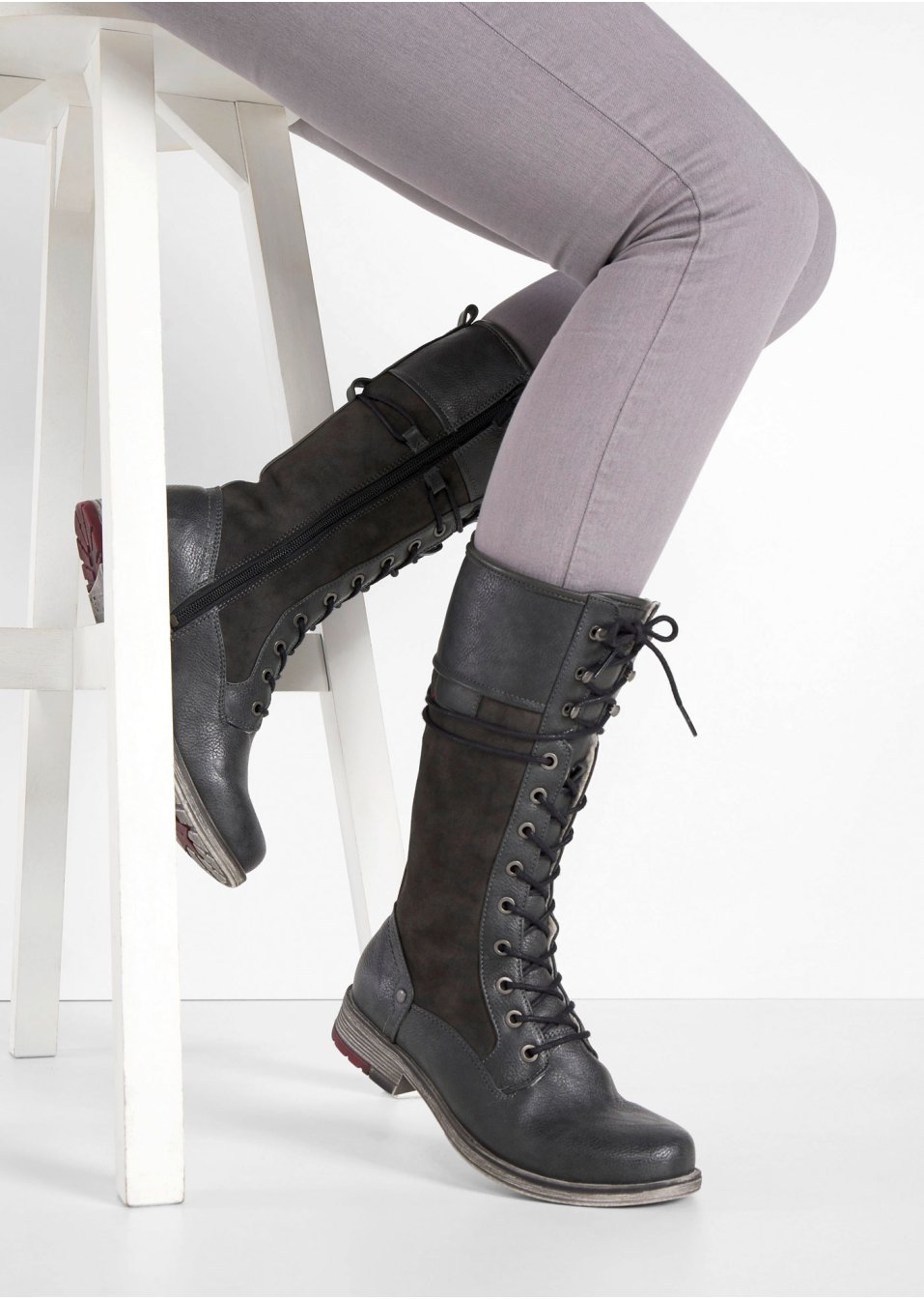 Bottes à lacets Mustang
