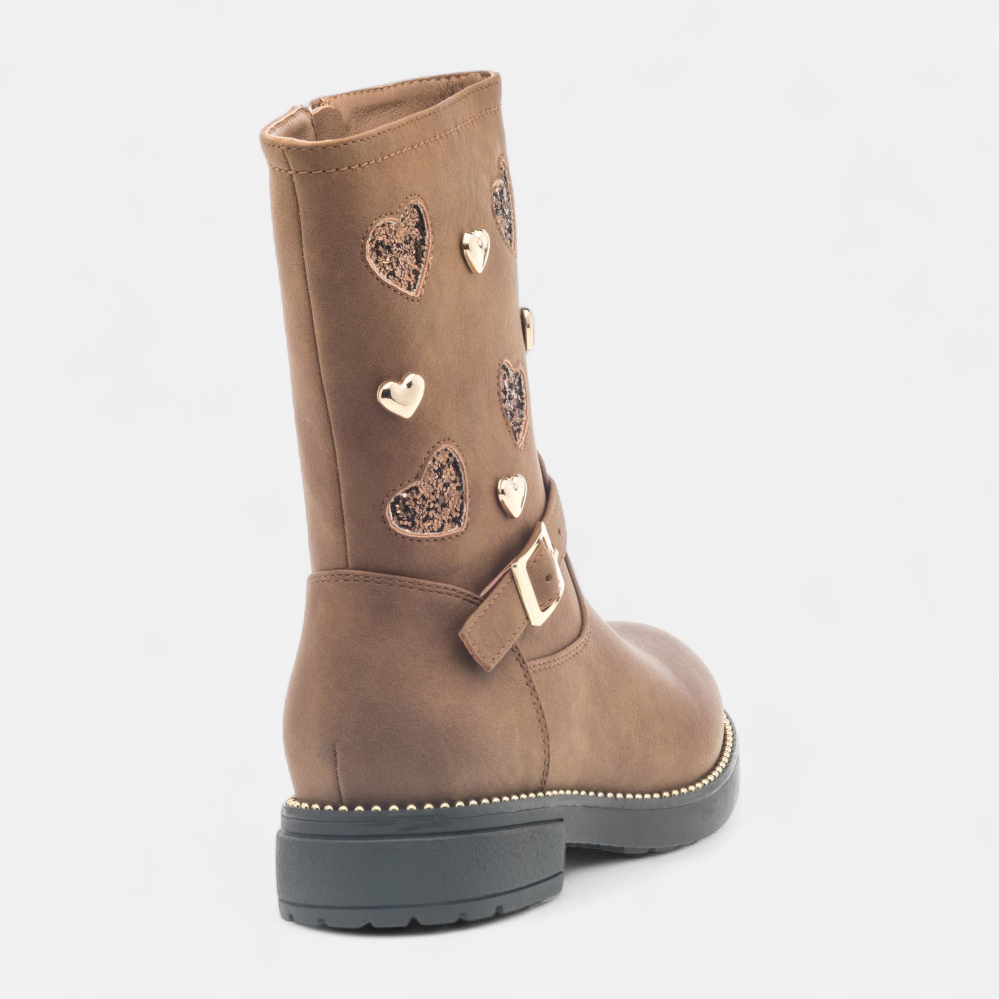 Bottes Fille cognac