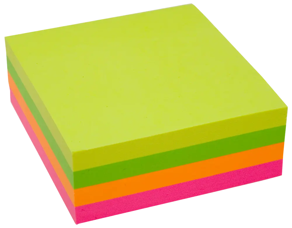 Sticky notes 76 x 76 mm 320 ark - neon