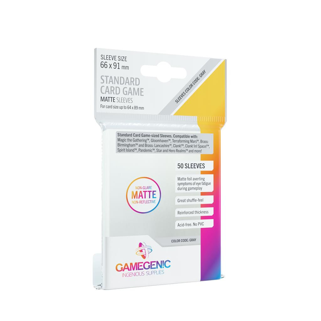 Gamegenic - MATTE - Standard Card Game Sleeves - 66 x 91 mm