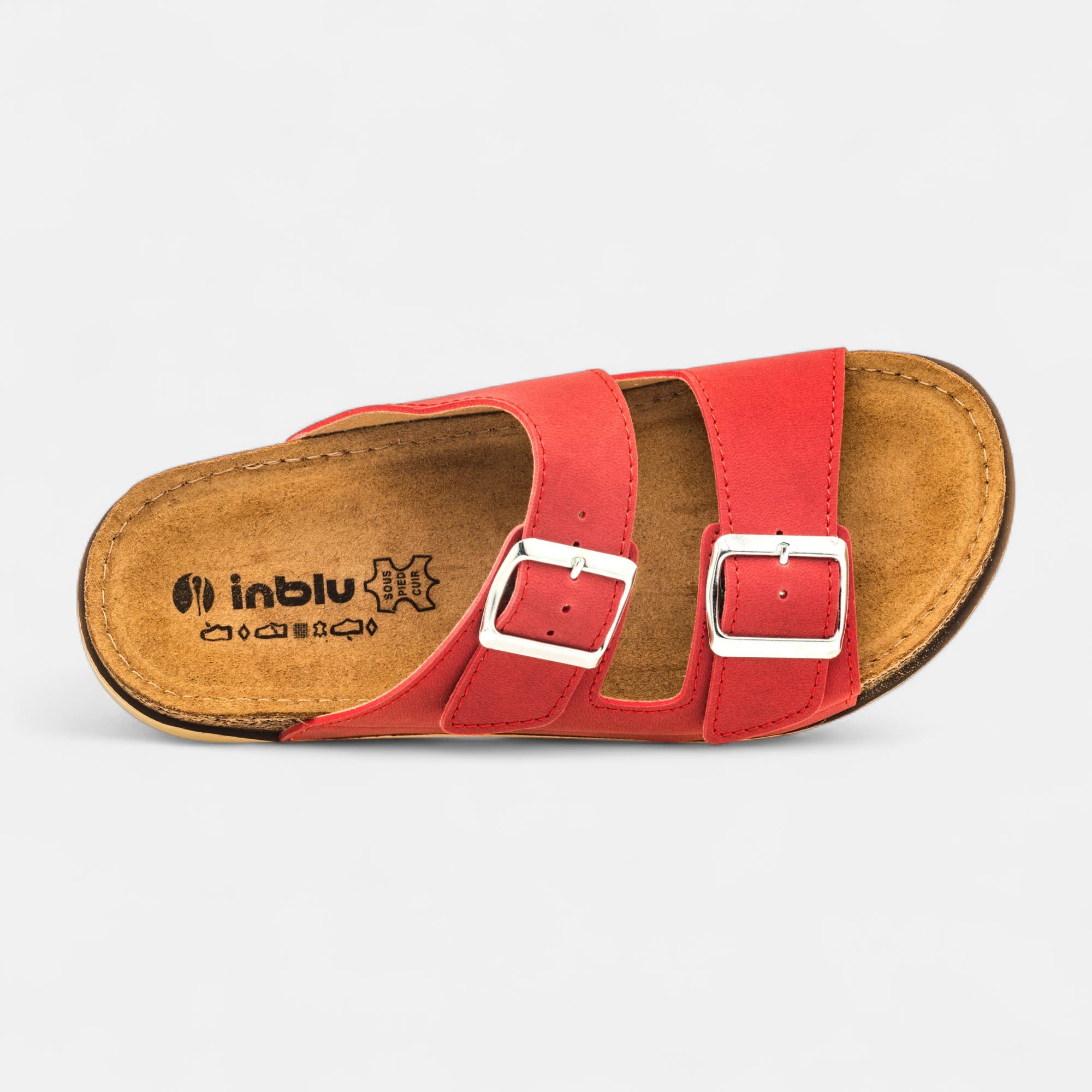 Mules Femme rouge