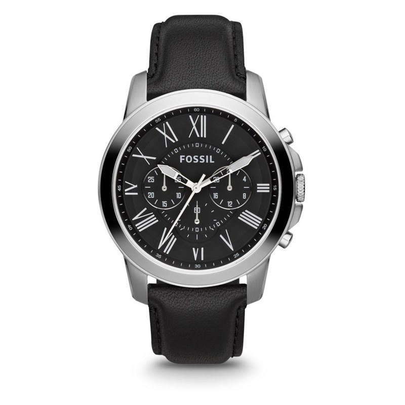 Montre Fossil homme chronographe acier