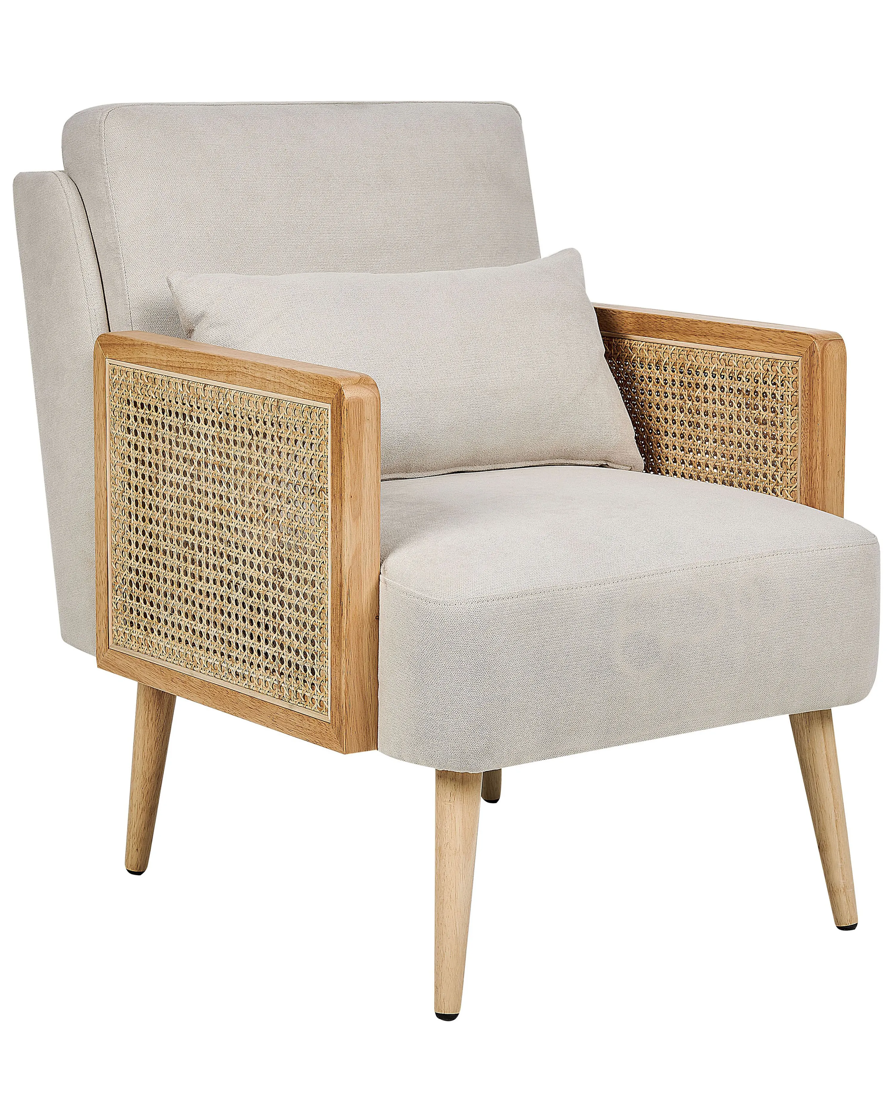 Fauteuil ORUM Stof Lichtbeige