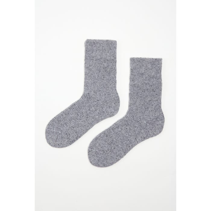 inSua THE COLLECTION-Sokken spikkels wool silk - Insua The Collection