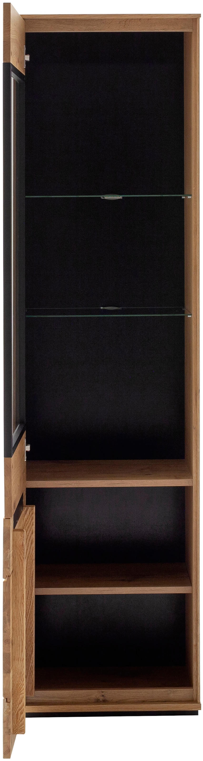 MCA living Standvitrine »Araya Vitrine« 1 Stk. tlg. Türen gedämpft