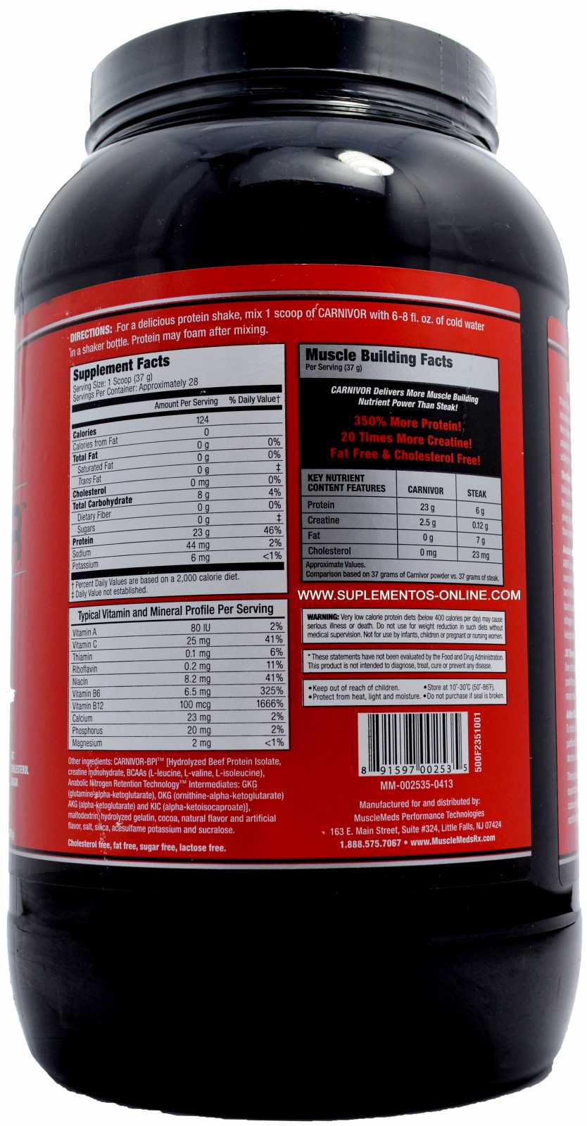 MuscleMeds Carnivore 908g