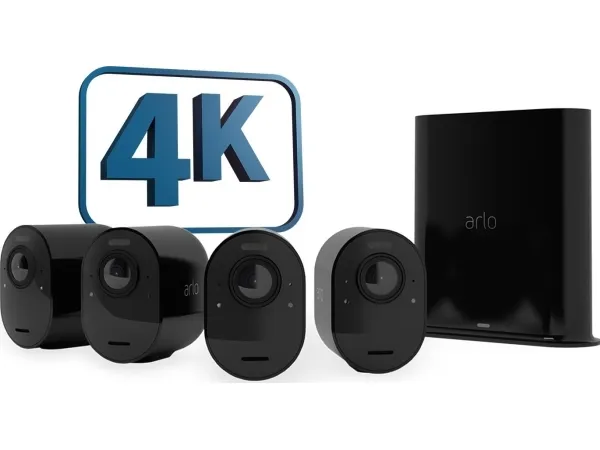 Arlo VMS5440 - Kamera sæt - trådløs - 4 kamera(er) - sort