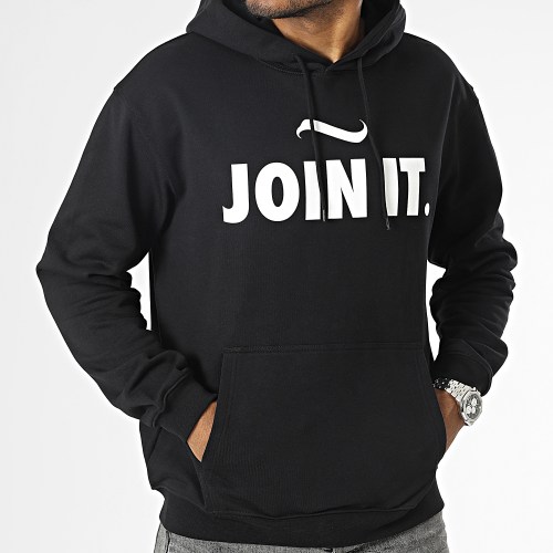 Sweat Capuche Join It Noir