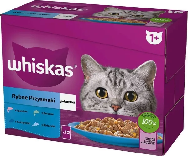 Whiskas Whiskas Sasz Gal BiaFish/Dor/Los/Tun 12x85g