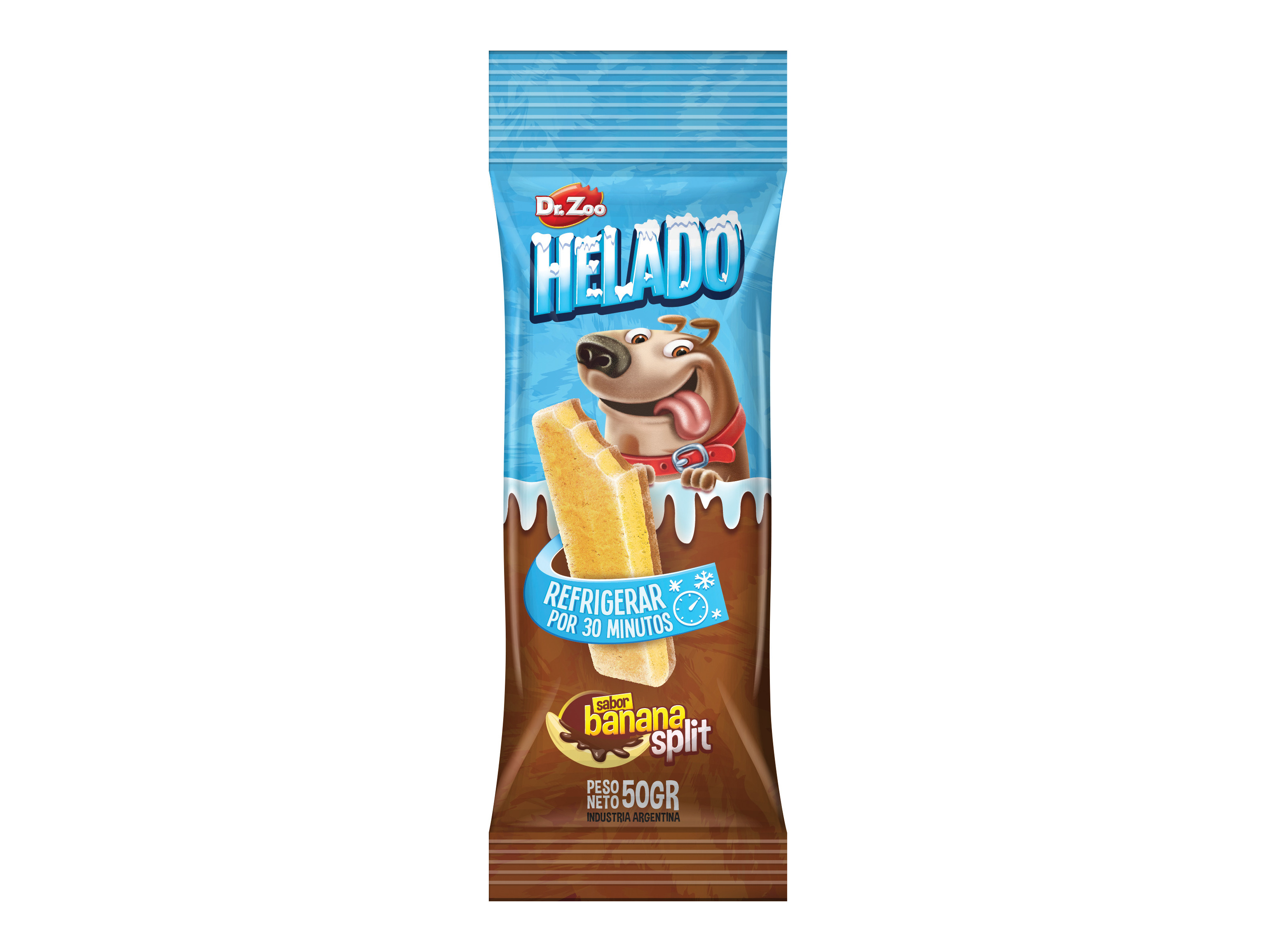GELADO PARA CÃO DR.ZOO BANANA SPLIT 50G
