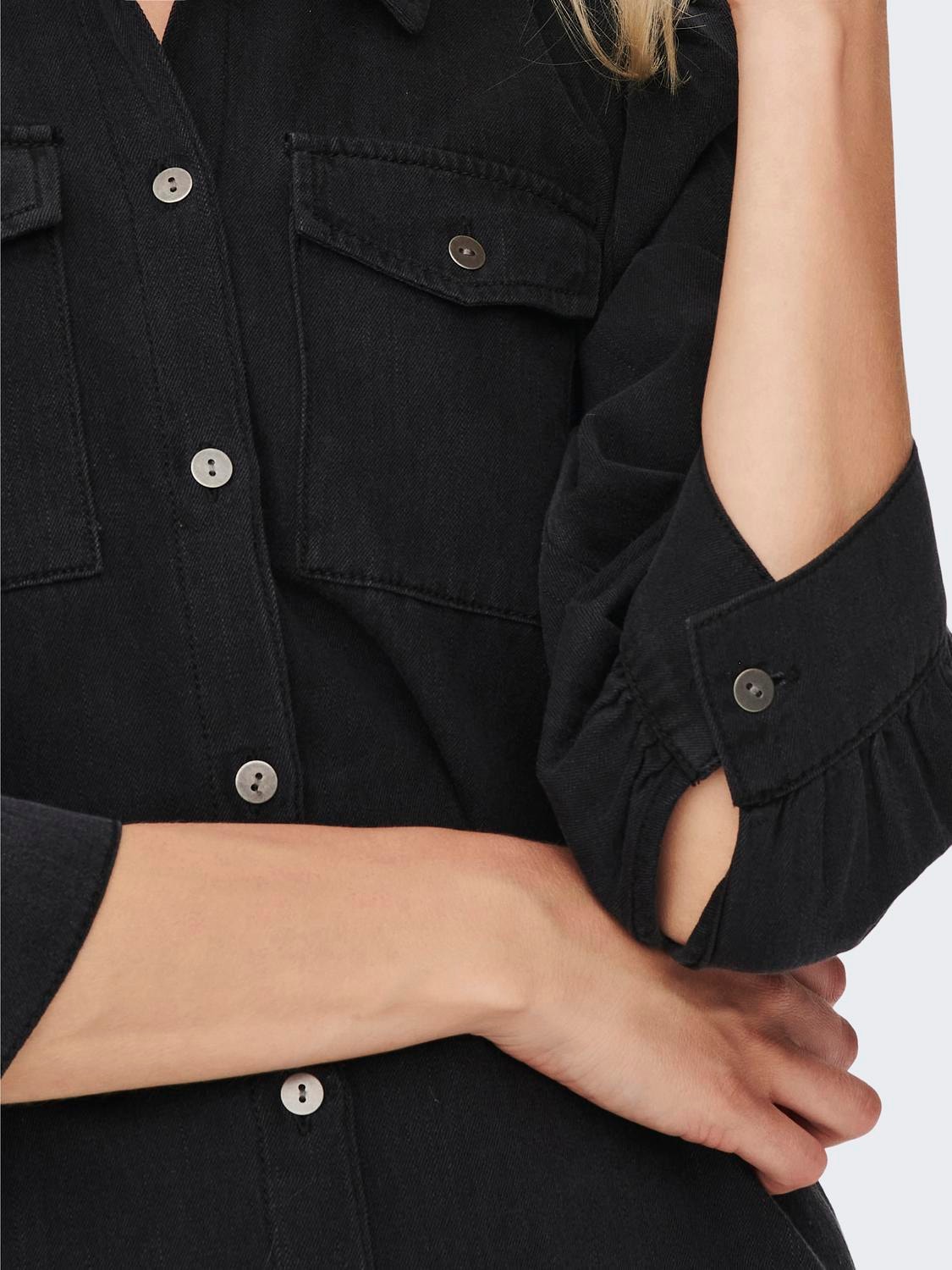 ONLY Jeanskleid »ONLFELICA DNM DRESS NOOS« Brusttaschen