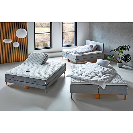 Huma Nordic elevationsseng inkl. sengegavl 160x200 cm