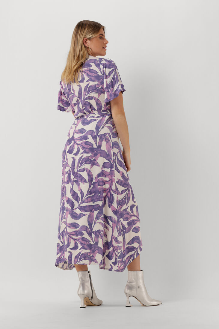 FABIENNE CHAPOT witte fabienne chapot midi jurk archana butterfly dress 78