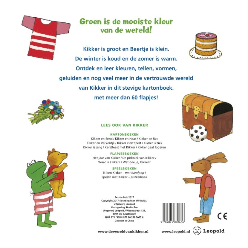Het grote flapjesboek van Kikker en zijn vriendjes