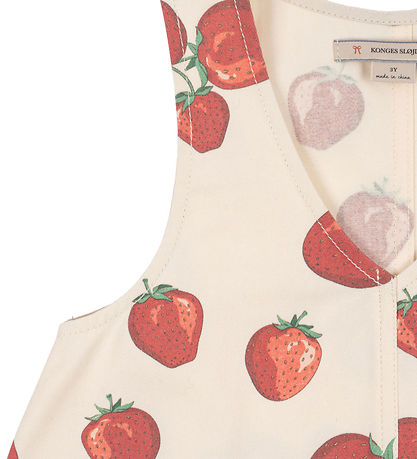 Konges Sløjd Kleid - Moor - Fragola m. Erdbeere