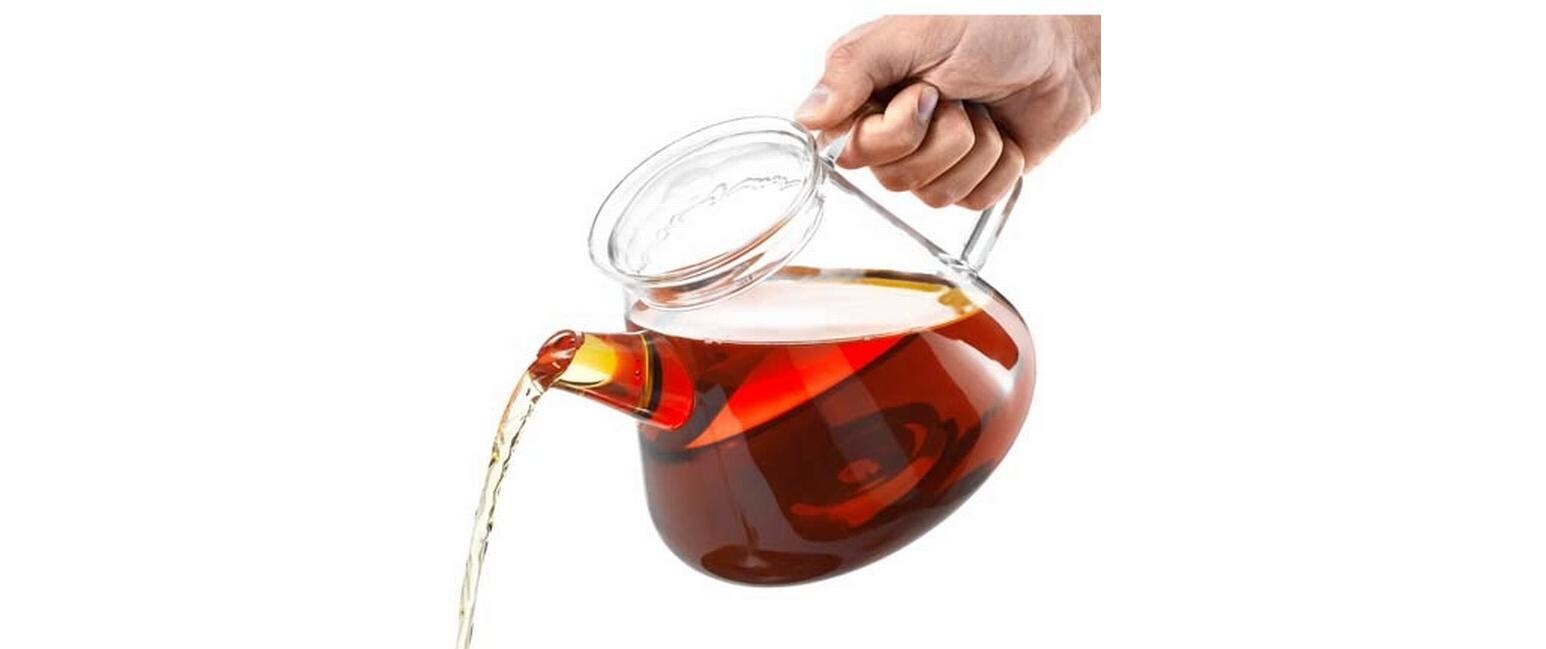 Teekanne Orient 1.5 l, TransparentHochwertige Teekanne aus hitzebeständigem Borosilikatglas
