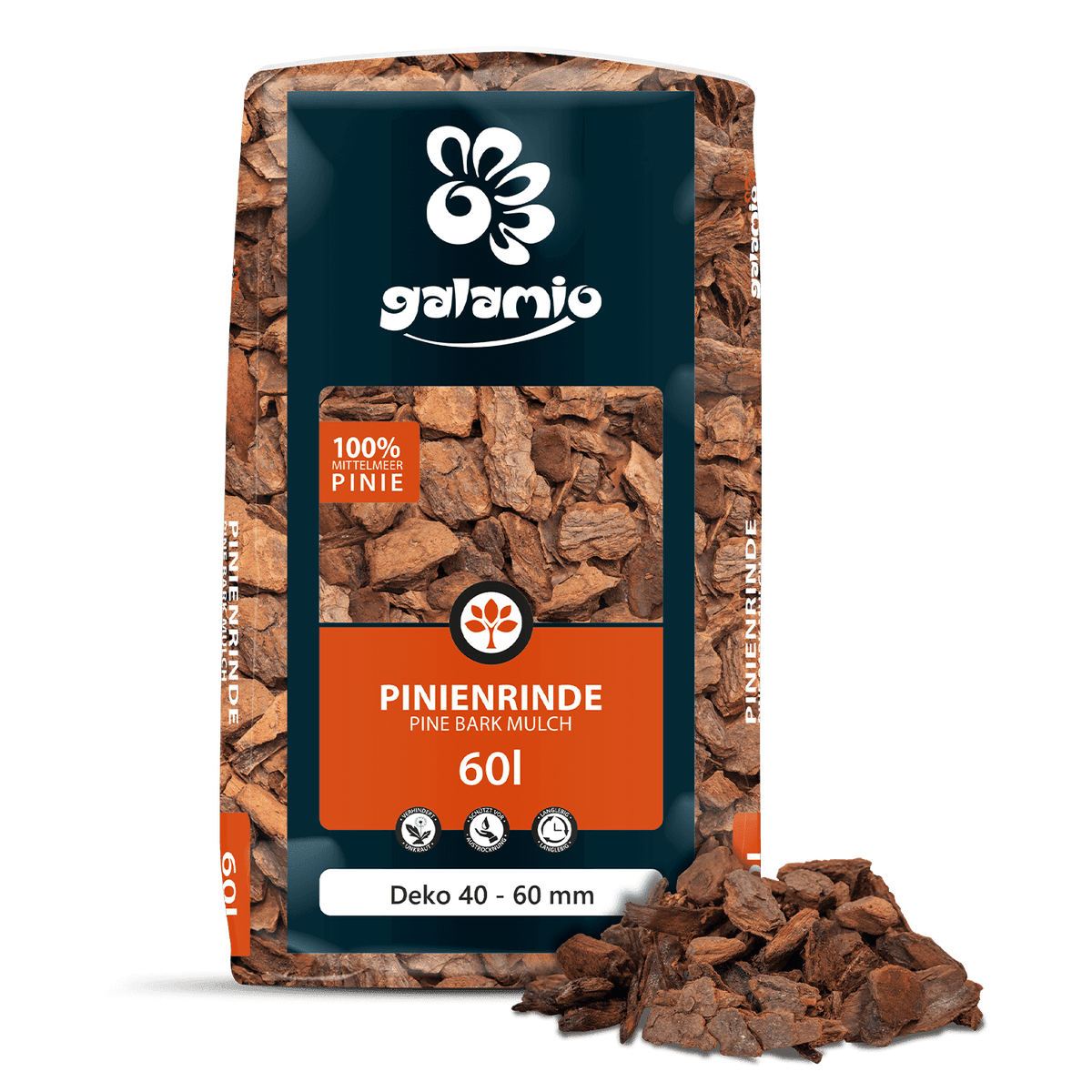 Galamio Dennenschors Mulch Decoratie 60l
