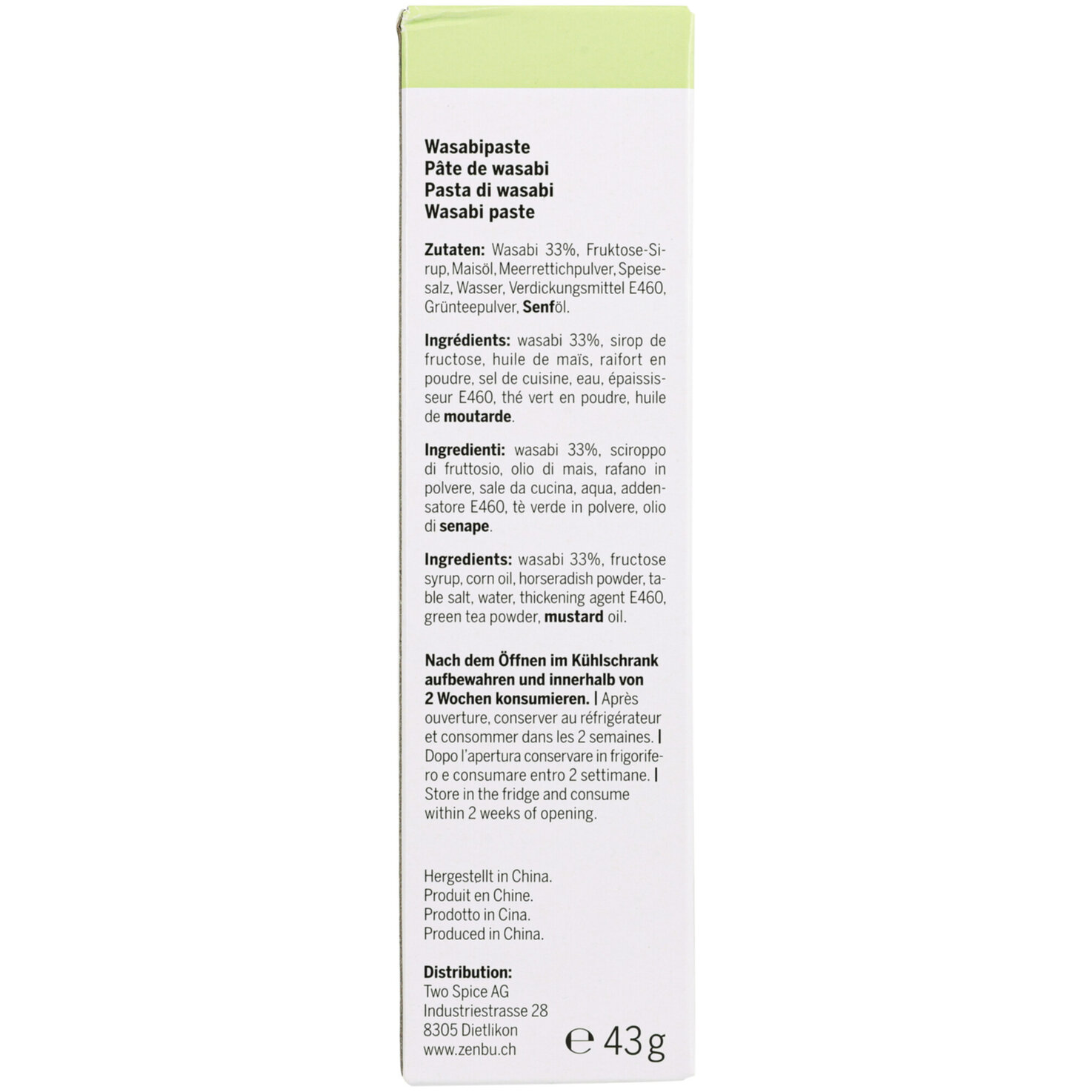 Zenbu Wasabi Paste