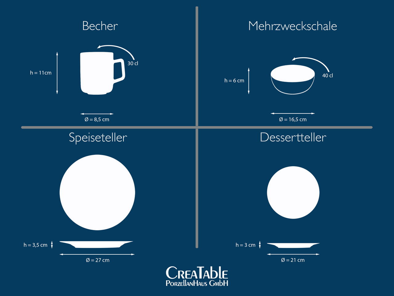 Creatable Kombiservice 16-tlg. NATURE COLLECTION